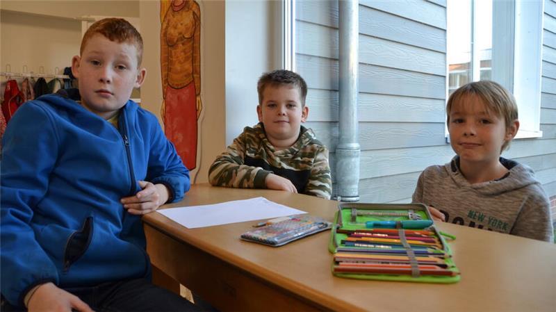 Mika, Ede und Julian wollen bei der Spielzeugbörse einen Indoor-Spielplatz für die ganz Kleinen anbieten.