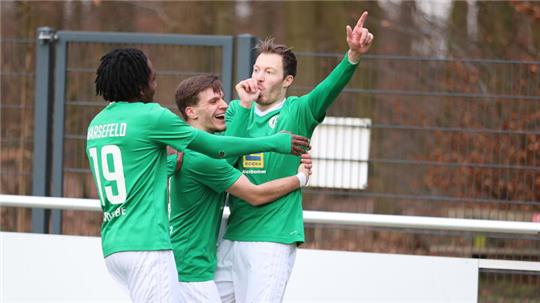 Mika Kraßmann erzielte das 1:0 für den TuS Harsefeld im Derby gegen Stade. (Archiv)