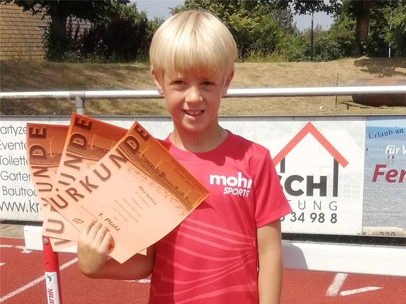 Der Nachwuchs überzeugt - doch die erfolgreichste VfL-Athletin hadert Mika Seifried gewann drei Wettkämpfe. Foto: Verein