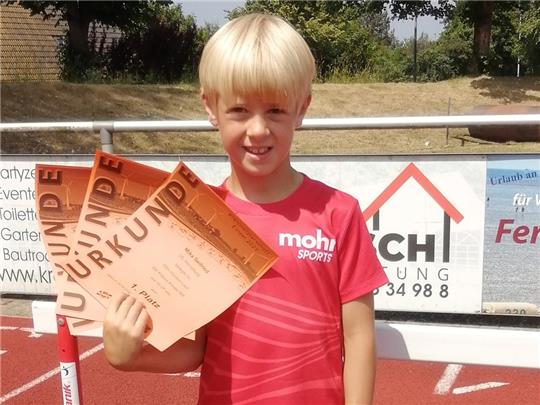 Mika Seifried gewann drei Wettkämpfe. Foto: Verein