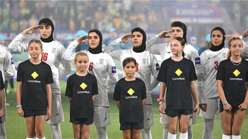 Militärgruß während des Asien Cup: Irans Fußballerinnen (Archivbild)