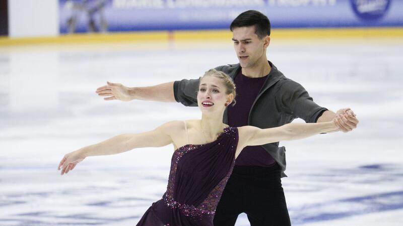 Hase/Volodin gewinnen Grand Prix-Finale in Peking Minerva-Fabienne Hase und Nikita Volodin in Aktion.