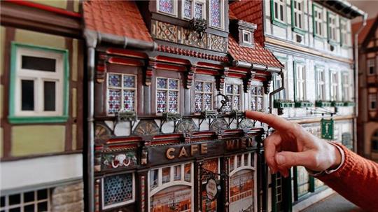 Miniaturbauten von Harzer Sehenswürdigkeiten.