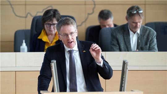 Ministerpräsident Daniel Günther (CDU) ist zufrieden mit den Ergebnissen der MPK. (Archivbild)