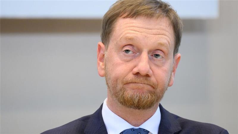 Ministerpräsident Michael Kretschmer (CDU) wirkt nach der gescheiterten Sondierung nachdenklich.