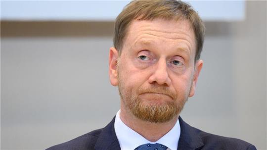 Ministerpräsident Michael Kretschmer (CDU) wirkt nach der gescheiterten Sondierung nachdenklich.