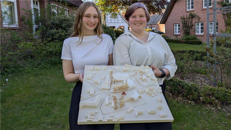 Mirja Lüdtke und Finja Augustin überzeugten mit ihrem Entwurf.