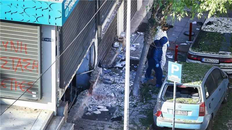 Explosion in Thessaloniki - Frau kommt ums Leben Missglückter mutmaßlicher Geldraub - Bombenexplosion in Thessaloniki