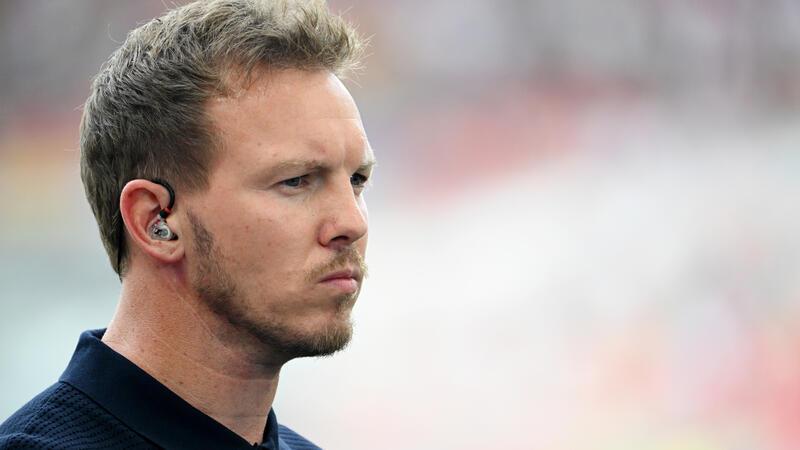 Deutschland verbessert sich in FIFA-Ranking um drei Plätze EM, Spanien - Deutschland, Finalrunde, Viertelfinale, Stuttgart Arena, Bundestrainer Julian Nagelsmann beim TV-Interview vor dem Spiel.