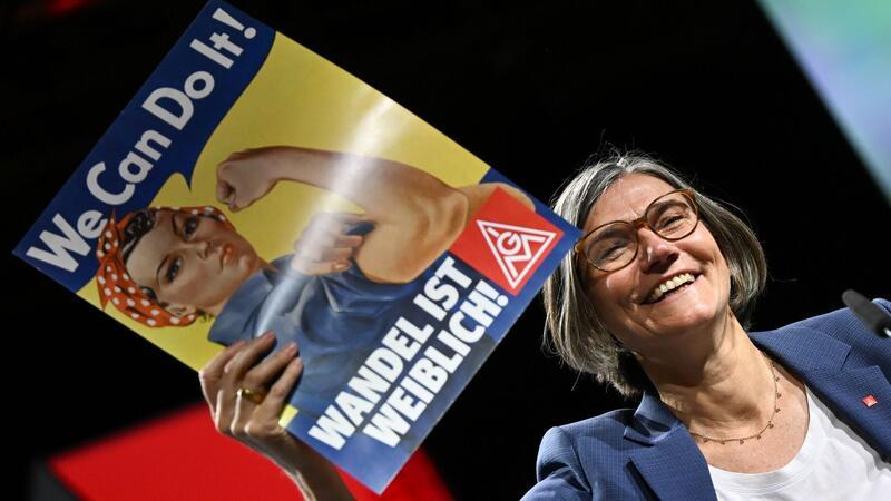 IG Metall wählt erstmals eine Frau an die Spitze Mit Christiane Benner wurde erstmals eine Frau an die Spitze der IG Metall gewählt.