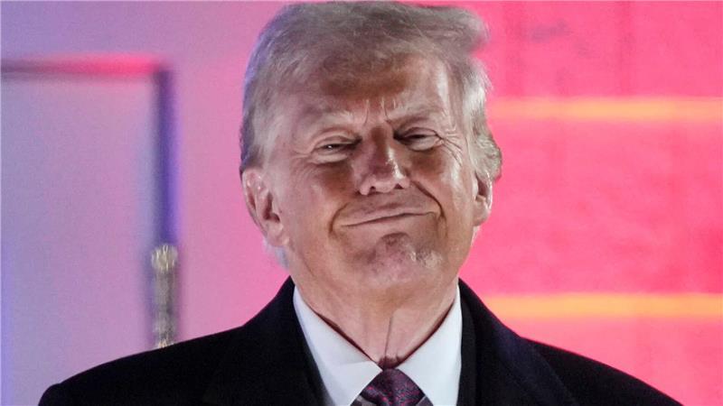 Amerikaner protestieren gegen Trump - Musk für Freihandel Mit Durchhalteparolen versucht Präsident Trump empörte Landsleute zu besänftigen. (Archivbild)