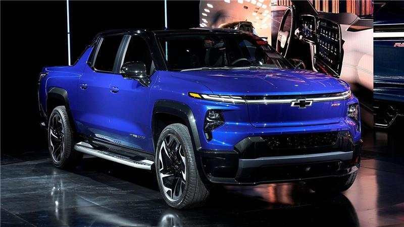 Mit Fahrzeugen wie dem Chevy Silverado EV wollte GM auch die in Amerika populären Pickups elektrifizieren. (Archivbild) 