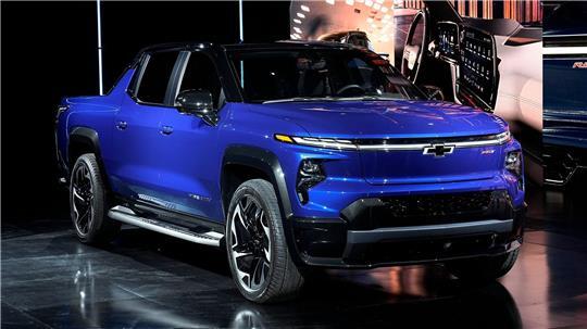 Mit Fahrzeugen wie dem Chevy Silverado EV wollte GM auch die in Amerika populären Pickups elektrifizieren. (Archivbild) 