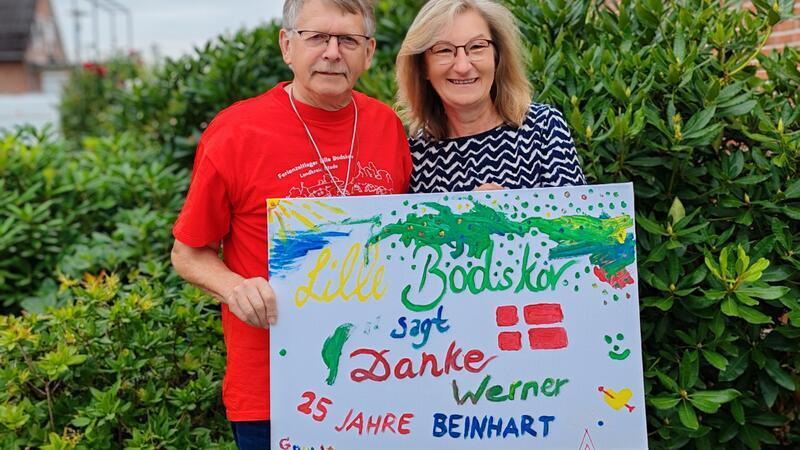 Mit Herz und Engagement dabei: Silke und Werner Schröter. Lille Bodskov ist für sie der schönste Flecken außerhalb vom Landkreis Stade.