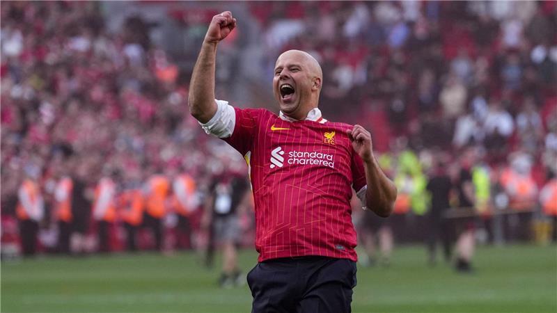 Liverpool feiert Meisterschaft und Klopp-Nachfolger Slot Mit dem Gewinn der Meisterschaft übertraf Liverpool-Trainer Arne Slot in seiner ersten Saison alle Erwartungen.