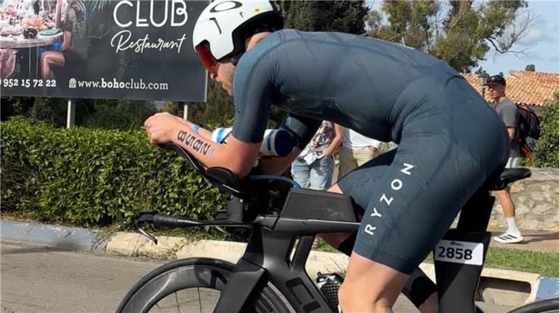 Mit dem Rad war Jonas Winter in diesem Jahr besonders oft unterwegs, um das fehlende Lauftraining zu kompensieren.