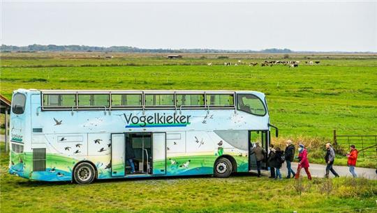 Mit dem Vogelkieker ist die Vogelwelt der Elbmarschen zwischen Stade und Cuxhaven erlebbar.