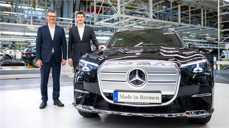 Produktion des vollelektrischen GLC im Bremer Mercedes-Werk Mit dem vollelektrischen GLC beginnt ein neues Kapitel am Standort.