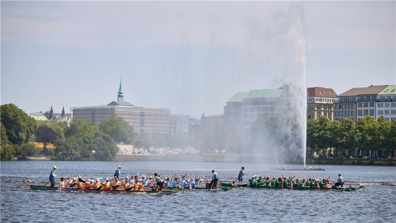 19. Drachenboot Cup: Paddeln für den guten Zweck Mit den Spenden werden HIV-positive und an Aids erkrankte Kinder unterstützt.