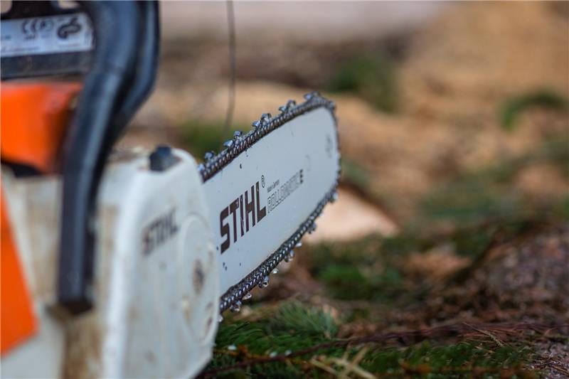 Mehrere Diebstähle auf Baustelle in Hammah Mit der Kettensäge verschaffte sich einer der Kontrohenten Zugang zur Wohnung seines Rivalen (Symbolbild). Foto: Pixabay/Willfried Wende
