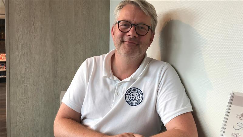 „Mit der Vollsperrung mussten wir komplett schließen“, sagt Carsten Richter, Chef der Bäckerei Richter.