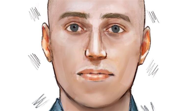 Mit diesem Phantombild fahndet die Polizei nach dem Täter.