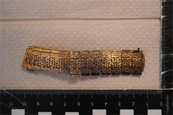 Mit diesen Fotos sucht die Polizei Rotenburg nach dem Eigentümer oder Hinweisgebern zu dem im Rotenburger Weichelsee gefundenen Schmuck.