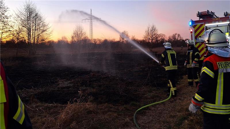 Flächen- und Holzbrand: Einsätze für die Feuerwehren in der Region Mit einem Großaufgebot war die Feuerwehr zu dem Flächenbrand in Hellwege-Postmoor ausgerückt.