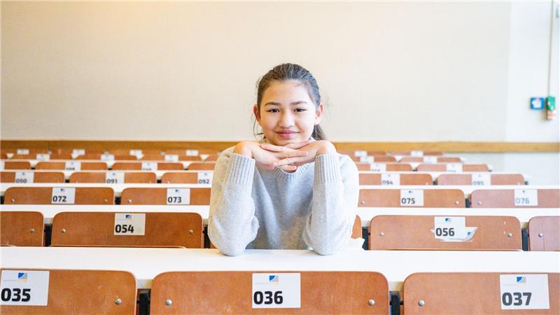 Mit gerade mal elf Jahren hatte Lina Heider im Sommer ihr Abi-Zeugnis in der Tasche.