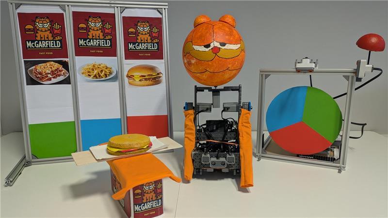 RoboCup-Junior: Athe-Schülerinnen für Europameisterschaft qualifiziert Mit ihrem Roboter Garfield gewann das Team atheEats in der Kategorie OnStage einen dritten Platz.