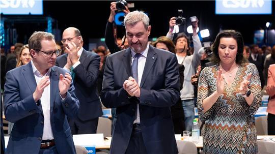 Mit seinem Prozent-Ergebnis dürfte Markus Söder nicht zufrieden sein.