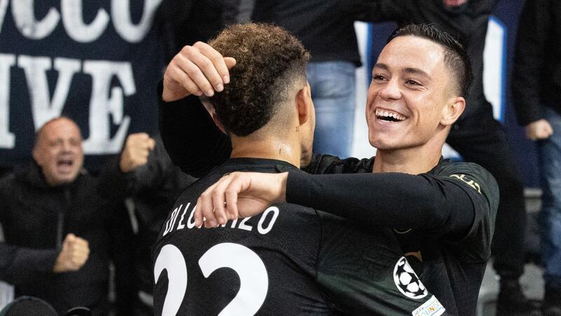 Union Berlin verliert auch gegen Neapel Mit seinem Tor der Matchwinner für Neapel: Giacomo Raspadori (r).