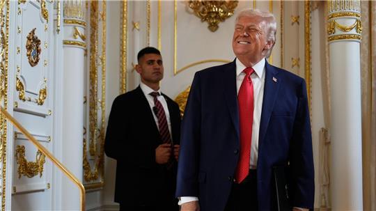 Mit seiner Zoll-Drohung sorgte US-Präsident Donald Trump für einen Eklat. (Archivbild)