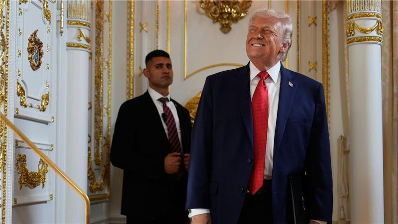 Mit seiner Zoll-Drohung sorgte US-Präsident Donald Trump für einen Eklat. (Archivbild)