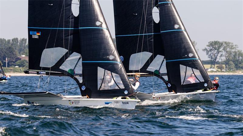 Mit vollen Segeln Richtung Olympia: Kiel darf auf die dritten olympischen Segel-Wettbewerbe hoffen.  (Archivbild)