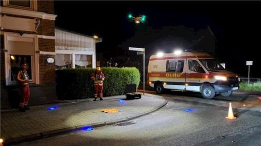 Mit zwei Drohnen machte sich die DLRG Ortsgruppe Cuxhaven auf die Suche.