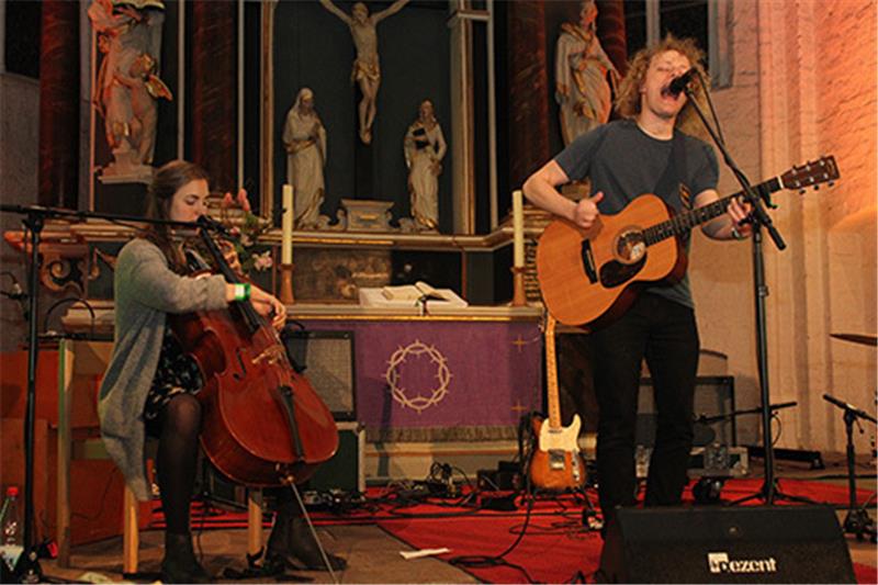 "Moddi" in der St.-Wilhadi-Kirche. Foto Grewe