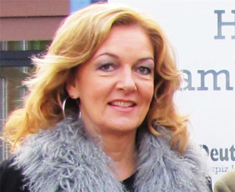 Moderatorin Bettina Tietjen setzt sich für das Hospiz ein. Foto Lepél