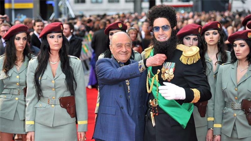 Mohamed Al Fayed (l.) galt als eine der schillerndsten Persönlichkeiten der britischen Geschäftswelt. (Achivbild)