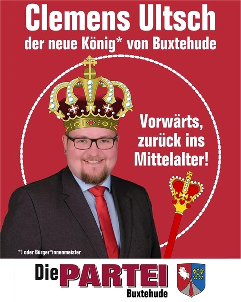 Monarchische Wahlwerbung.