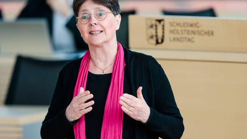 Neues Laborzentrum an Uniklinik Schleswig-Holstein eröffnet Monika Heinold (Bündnis 90/Die Grünen), Finanzministerin von Schleswig-Holstein, spricht im Landtag.