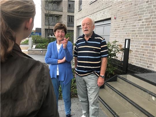Monika und Leopold Bartsch wohnen seit zweieinhalb Monaten in der Winfried-Ziemann-Straße im Neubaugebiet Giselbertstraße. Fotos: Wisser