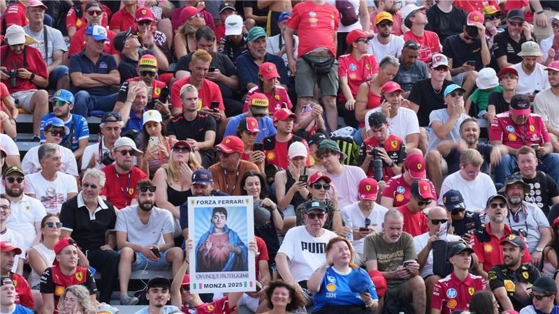 Monza ist immer ein Fest für die Tifosi.