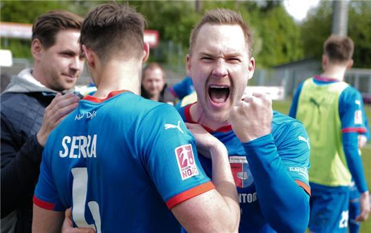Moritz Göttel erzielte gegen Kickers Emden seinen zweiten Saisontreffer.