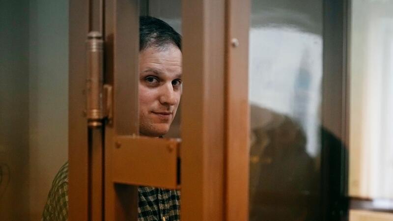 US-Journalist Gershkovich bleibt in U-Haft in Moskau Moskau wirft Evan Gershkovich Spionage vor.