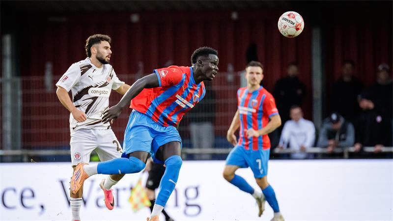 Muhammad Dahaba zeigte gegen seinen Ex-Verein eine starke Leistung.