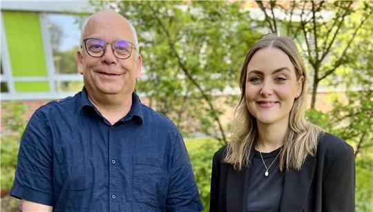 Muriel Silies und Konrad Schmidt vom Team Jugendschutz des Landkreises Stade.