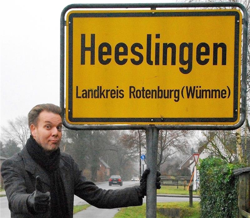 Musiker Gunnar Riedel in seinem neuen Heimatort Heeslingen. Foto Poppe