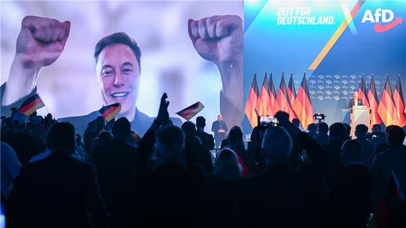 Trump-Freund Musk profitiert von EU-Geldern in Millionenhöhe Musk unterstützte im Wahlkampf die deutsche AfD. (Archivbild)