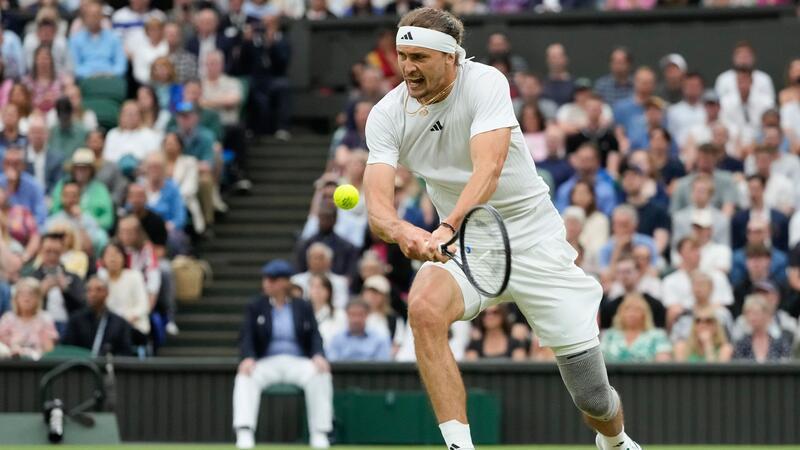 Muss weiter auf sein erstes Viertelfinale in Wimbledon warten: Alexander Zverev.